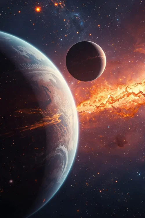 celestial rift – space poster