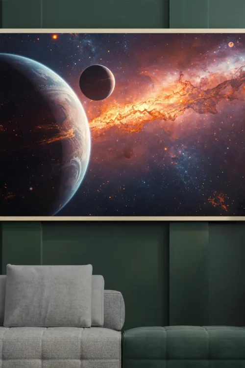 celestial rift – space poster