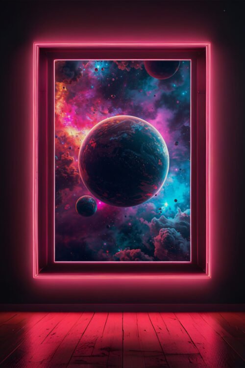 nebula dominion – space poster