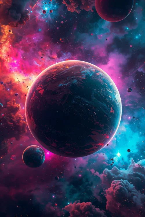 nebula dominion – space poster