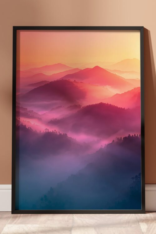 neon future city – futuristic poster (kopie)