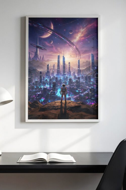 infinite horizon – futuristic poster (kopie)