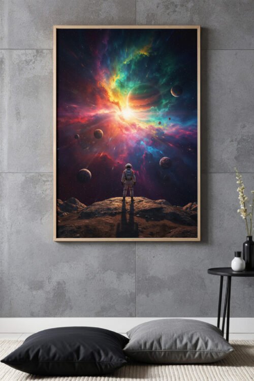 neon future city – futuristic poster (kopie)