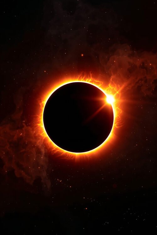 solar eclipse fire ring